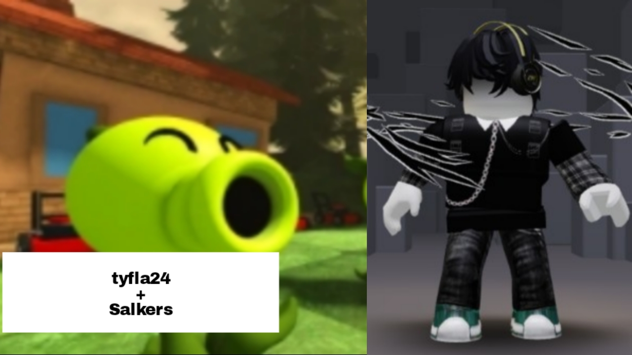 зомби против растений в Roblox + Tyfka24