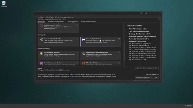239 - Lecture 240 Downloading Visual Studio 2022