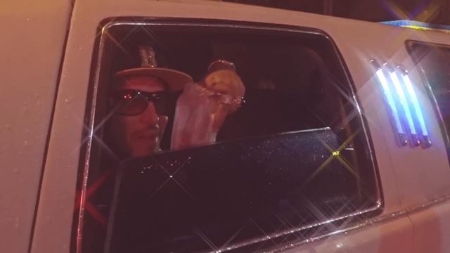 Dr Klaw Hands Out Lobster Rolls out of an Excalibur Limousine