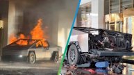 Празднование Нового года обернулось кошмаром. Электромобиль Tesla взорвался около отеля Трампа