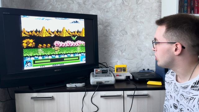 Распакуем и поиграем в : картриджи Dendy , SEGA , SFC