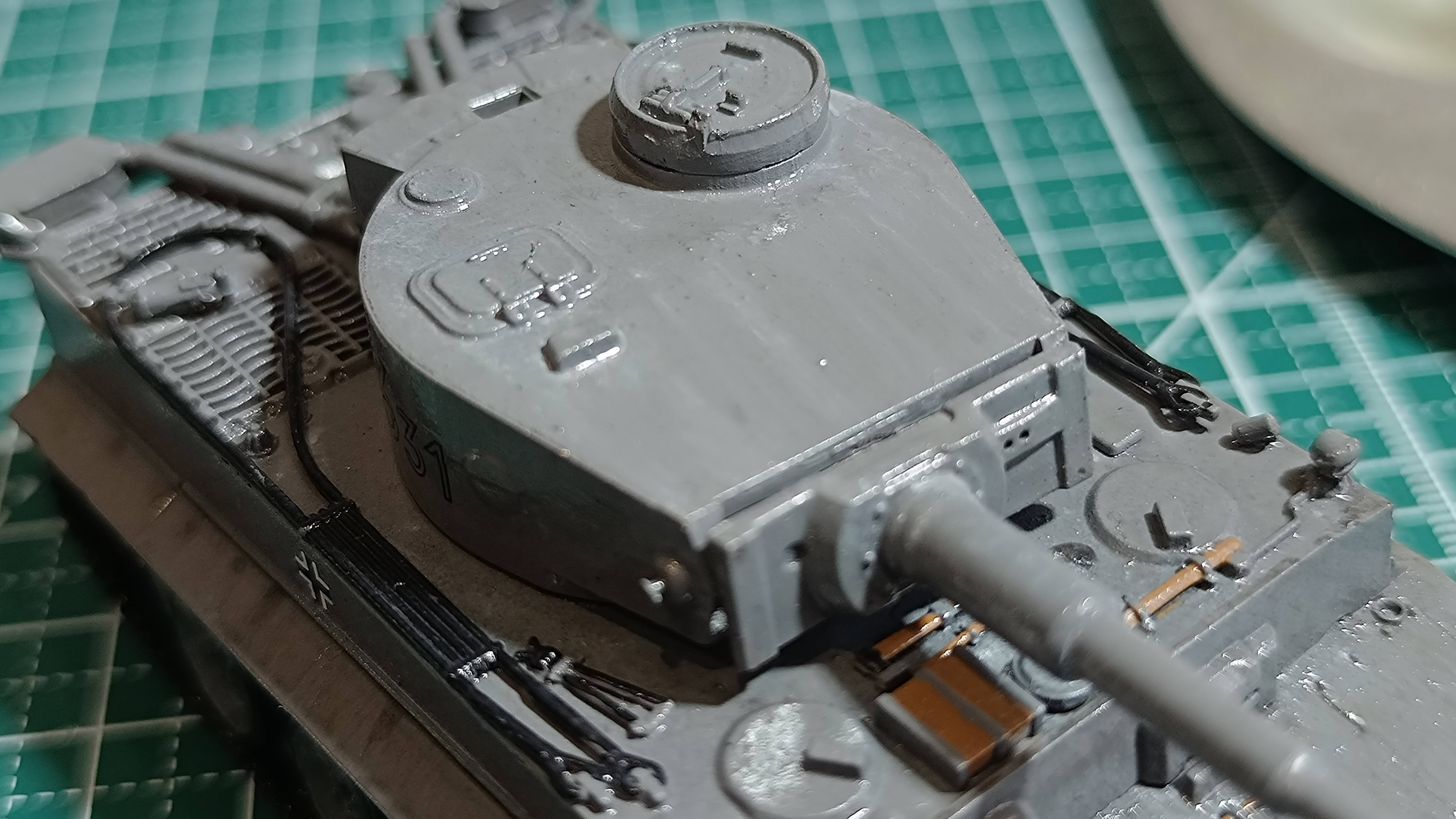 Везеринг Т-6 "Тигр" от "Звезды" 1/72 методом "Масляные точки"