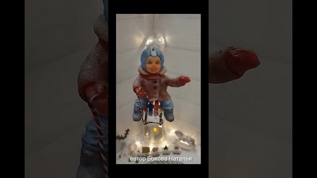 #Ватнаяигрушка мальчик на санках
Я в ВК (https://vk.com/bokova_vata)