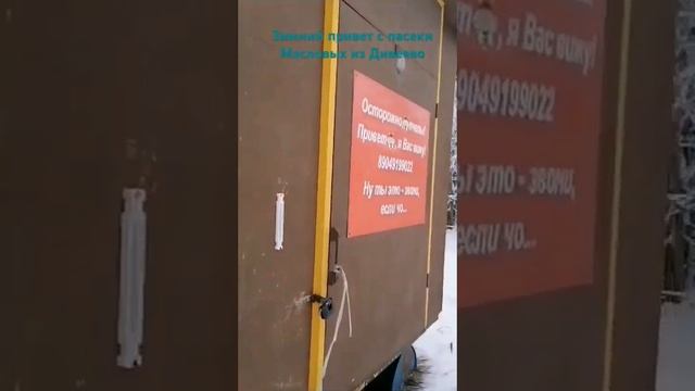 Зимний привет от коллег