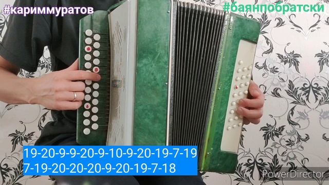 КҮҢЕЛЕМ ӘРНЕЙ - обучающий видеоразбор на гармони ЦИФРАМИ