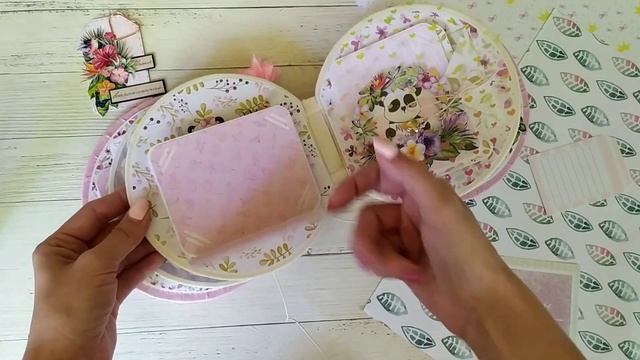 Мини-альбом "Пандочка". Скрапбукинг