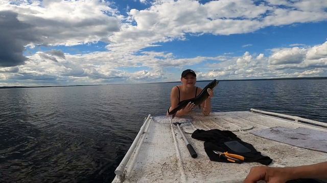 Онежское озеро. Рыбалка и отдых с женами .