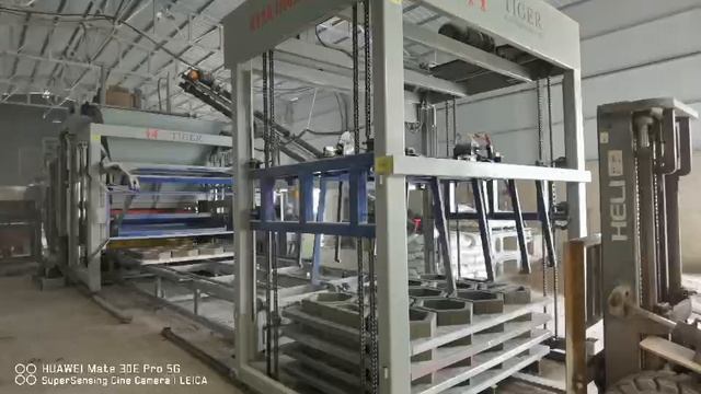 Линия по производству бетонных блоков