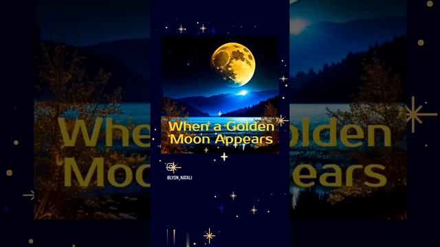 фрагмент песни " When a Golden Moon Appears "