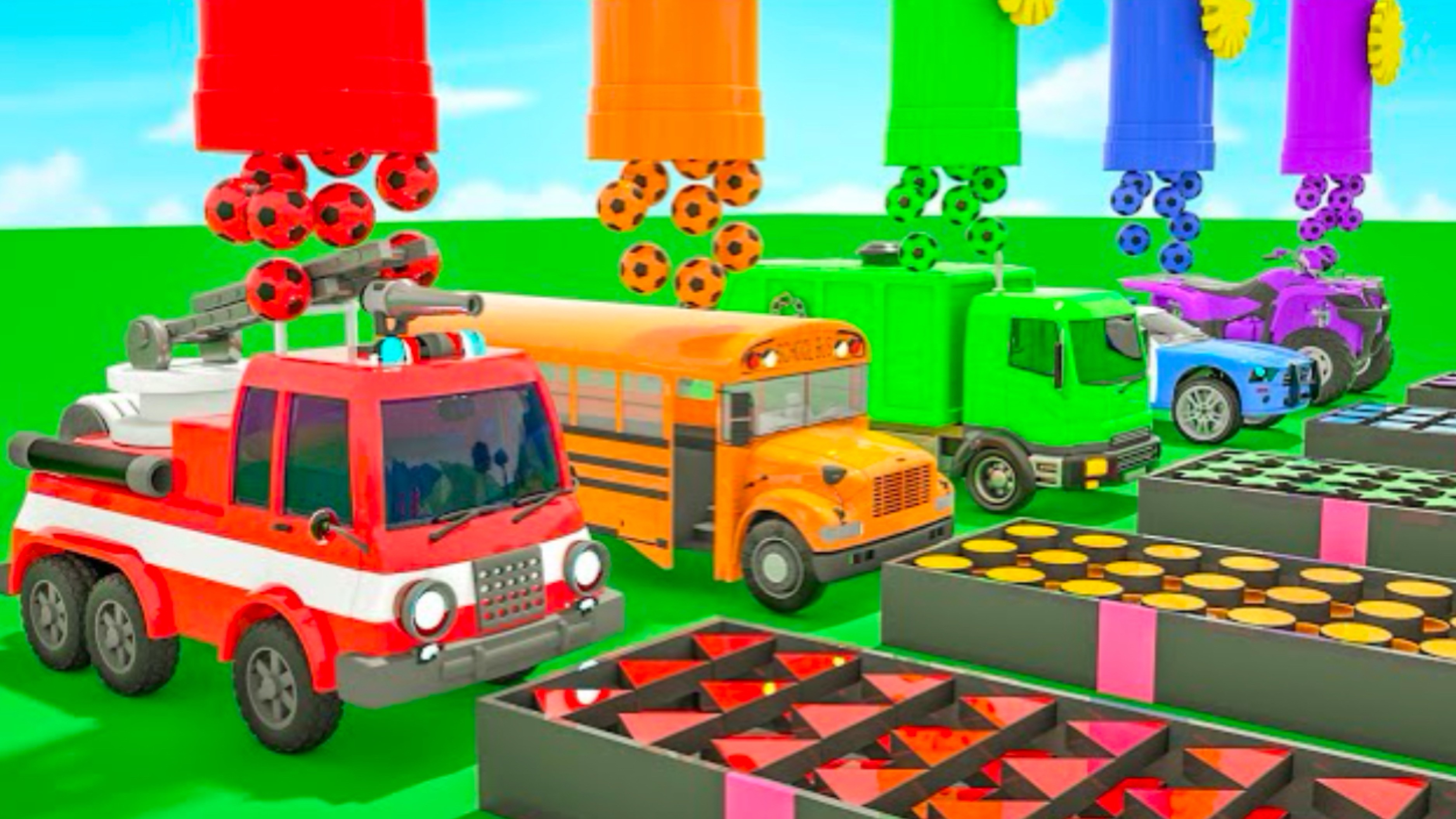 Яркие ЦВЕТА |Разноцветные ПРЕДМЕТЫ |видео для ДЕТЕЙ 🌈