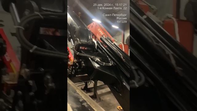 Hiab 400 E-5 кран манипулятор
