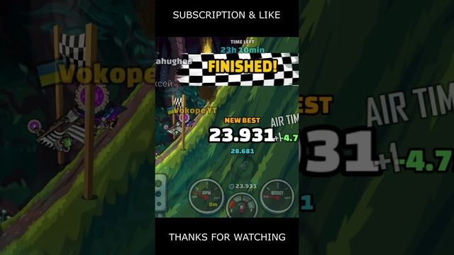 🎧 NEW Community Showcase 🎧 (Epic Gloom Cups) - Hill Climb Racing 2 #shorts #hcr2