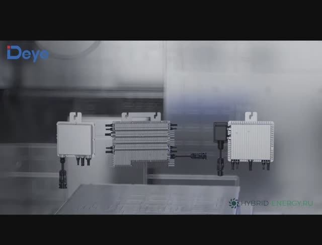 Микроинверторы Deye серии G4 от 300W (1MPPT) до 2200W (4 MPPT).