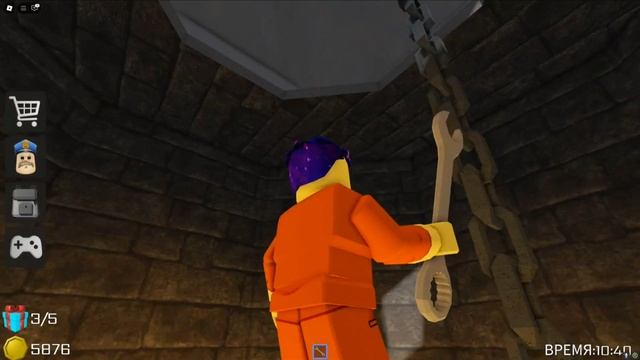 Побег от Деда Мороза в roblox