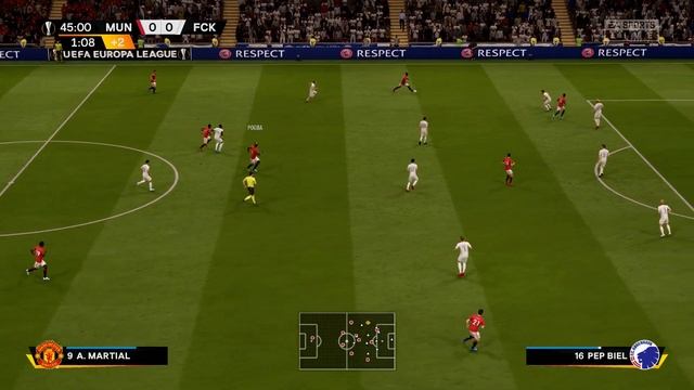 FIFA 20 ! MANCHESTER UNITED Vs F.C. Copenhagen - EUROPA LEAGUE QUARTER FINAL !! 11 AUGUST 2020