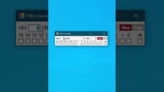 C# HEX/DEC/BIN converter