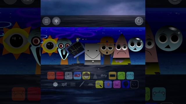 Sprunki Bob Squarepants 🐙🐚🐠 HORROR MOD #funny #sprunki #meme #animation #memes