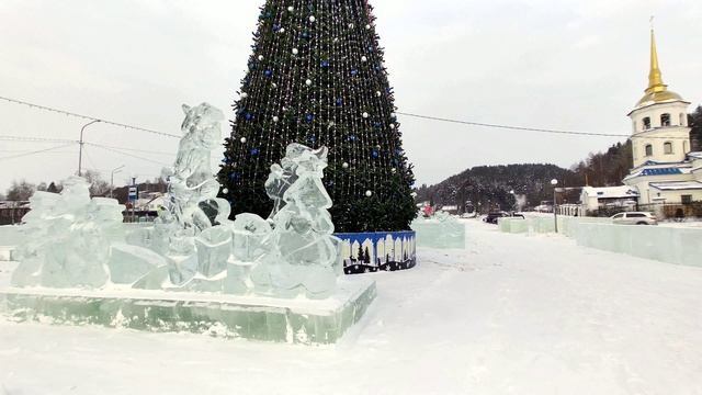 Строительство второго ледового городка