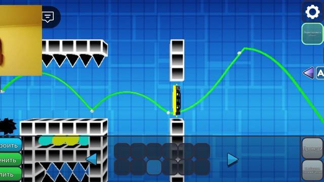 GEOMETRY DASH но я построил УРОВЕНЬ в ROBLOX