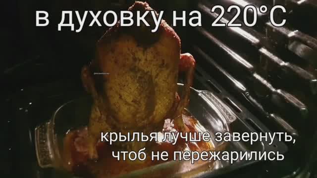 Дичь.  Готовлю утку в духовке.