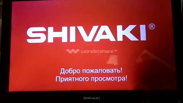 SHIVAKI   STV - 24LEDG9  при включении висит на заставке