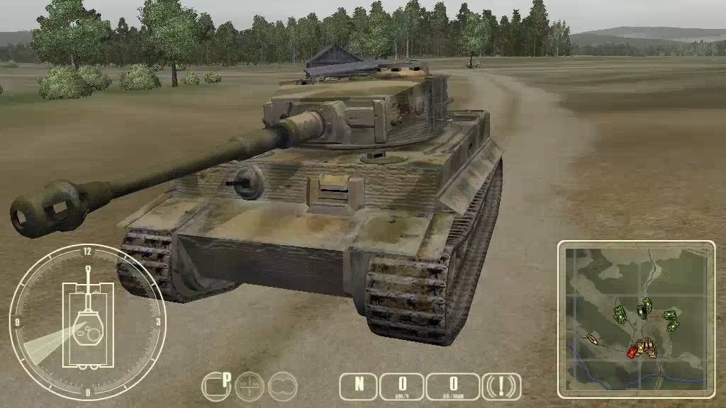Прохождение игры Т-34 против «Тигра» -Тигр ч.5 Высота 500