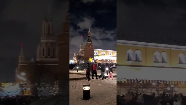Москва за пять минут до Нового года🌲🌲🌲
