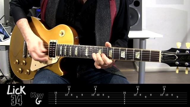 Andy's Lab - Daily Blues Licks #34 - Guitar Lesson