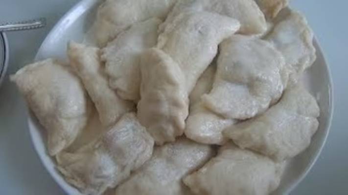 Вареники с клубникой