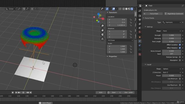 21- Intro To The Force -Harmonic- And Also Some Viewport Tricks.