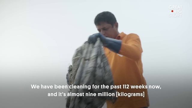 Мужчина очистил пляжи от 9000 т мусора | The Man Clearing 9,000 Tons of Trash From Mumbai’s Beaches