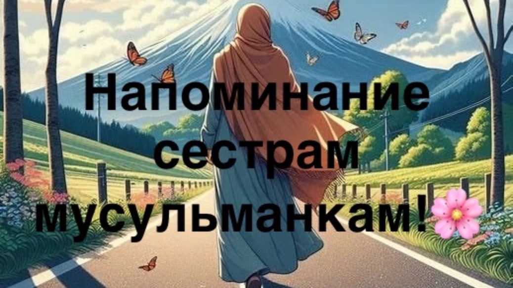 Напоминание сестрам мусульманкам!🌸