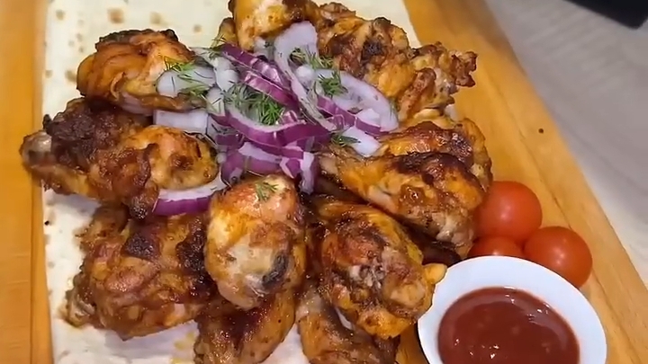 Куриные Крылья в духовке...🤗😋    Рецепт в описании ✍️