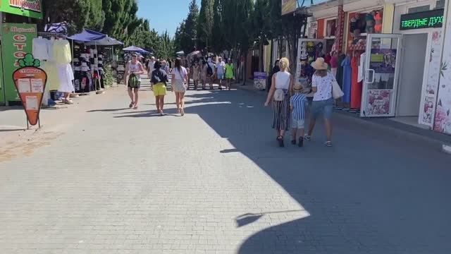 Судак Крым Кипарисовая аллея 06 августа 2022