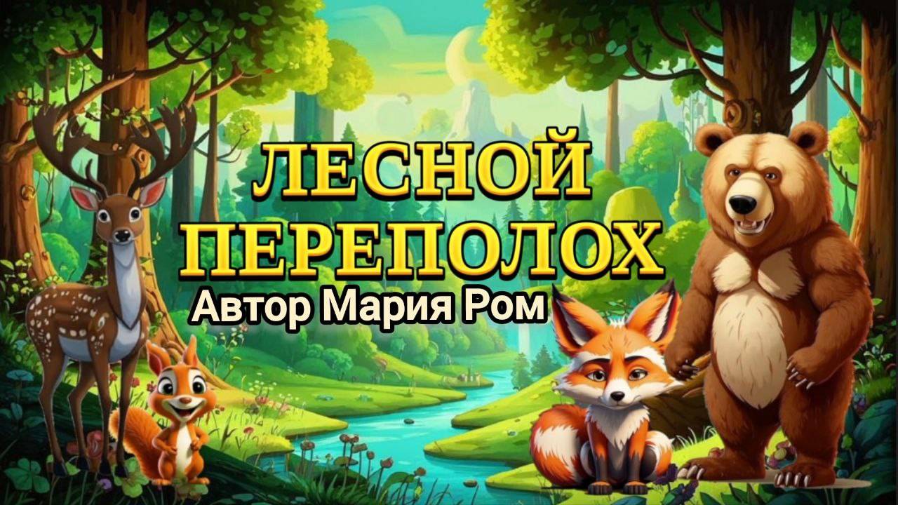 ЛЕСНОЙ ПЕРЕПОЛОХ. Автор Мария Ром. Стихотворение для детей #стих #стихи #детям #детскиестихи