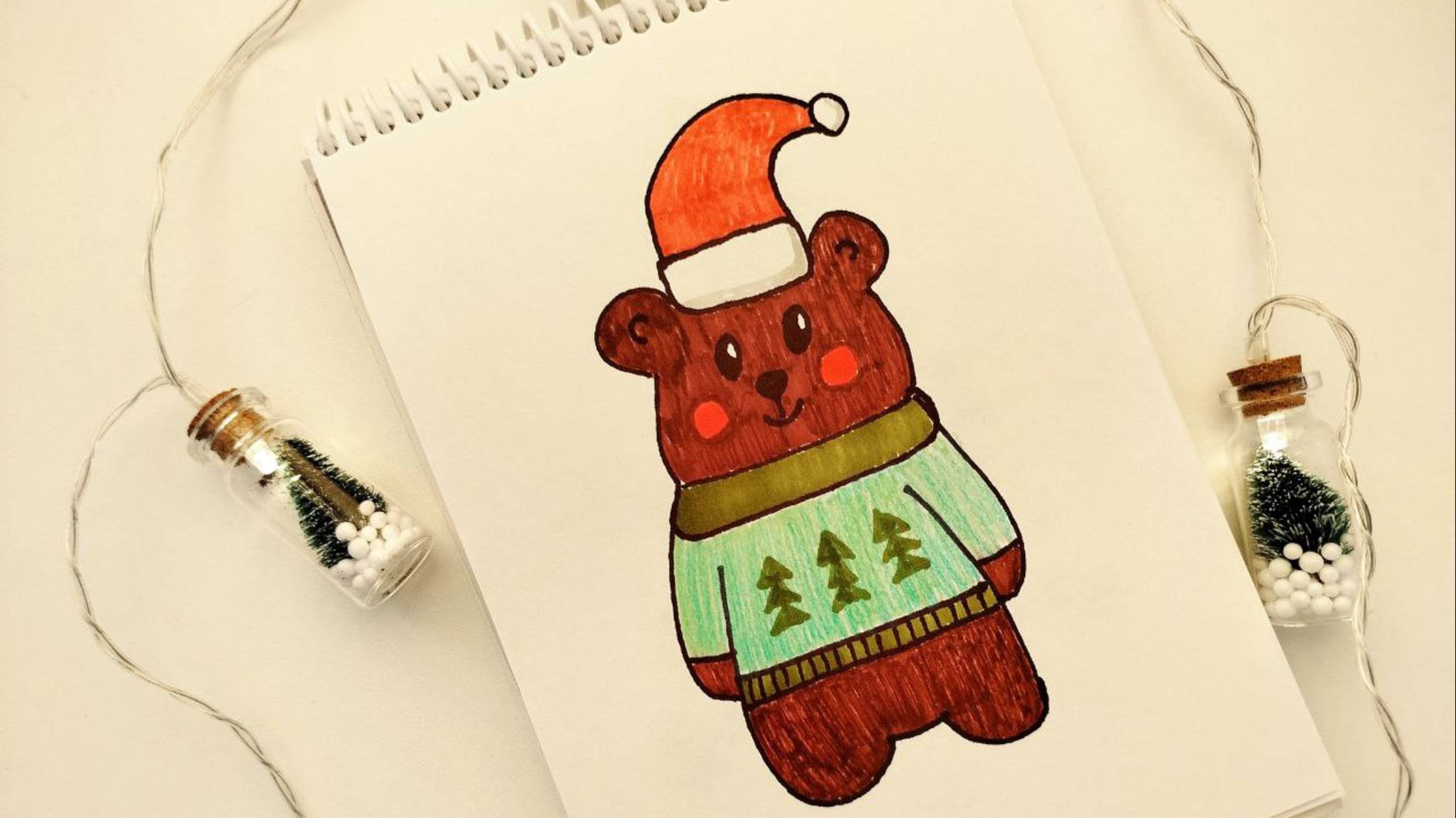 Новогодний рисунок / мишка