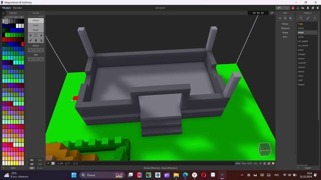 Обзор приложения Magica Voxel