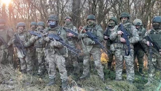 Поздравление от военнослужащих группировки войск «Днепр»