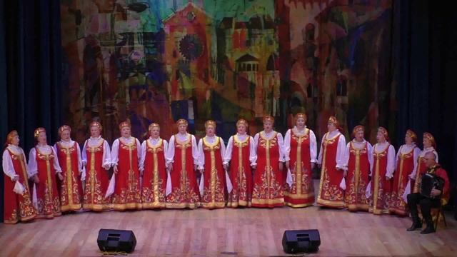 Выступление хора «Русская душа».