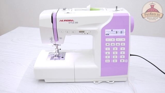 Обзор швейной машины Aurora style 200