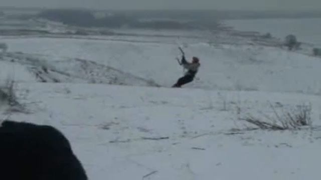 Snowkiting Plesheevo Lake 2007