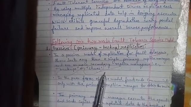 Part-124: Fault Tolerance Services,Two main Fault Tolerance model-Passive Replication,Active Replic