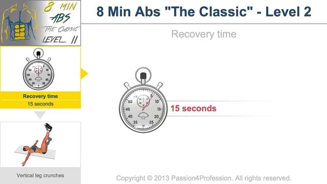 P4P 8 Mins abs workout - Level 2