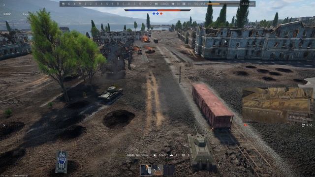 War Thunder Т34-57 и Катюша