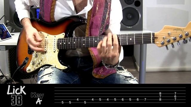 Andy's Lab - Daily Blues Licks #38 - Guitar Lesson