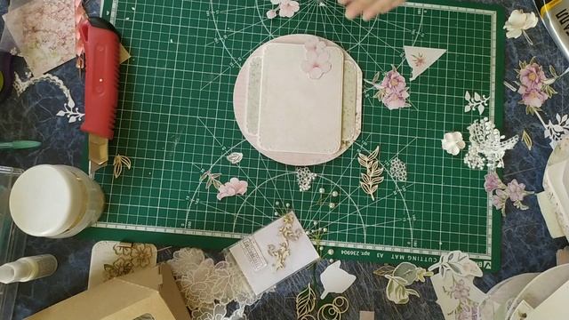 МК мини-альбом "Кругляш". 6 страничка. DIY pop up page/Tutorial video/Scrapbook Ideas/pop up album