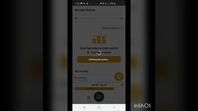 Cash for scanning receipts