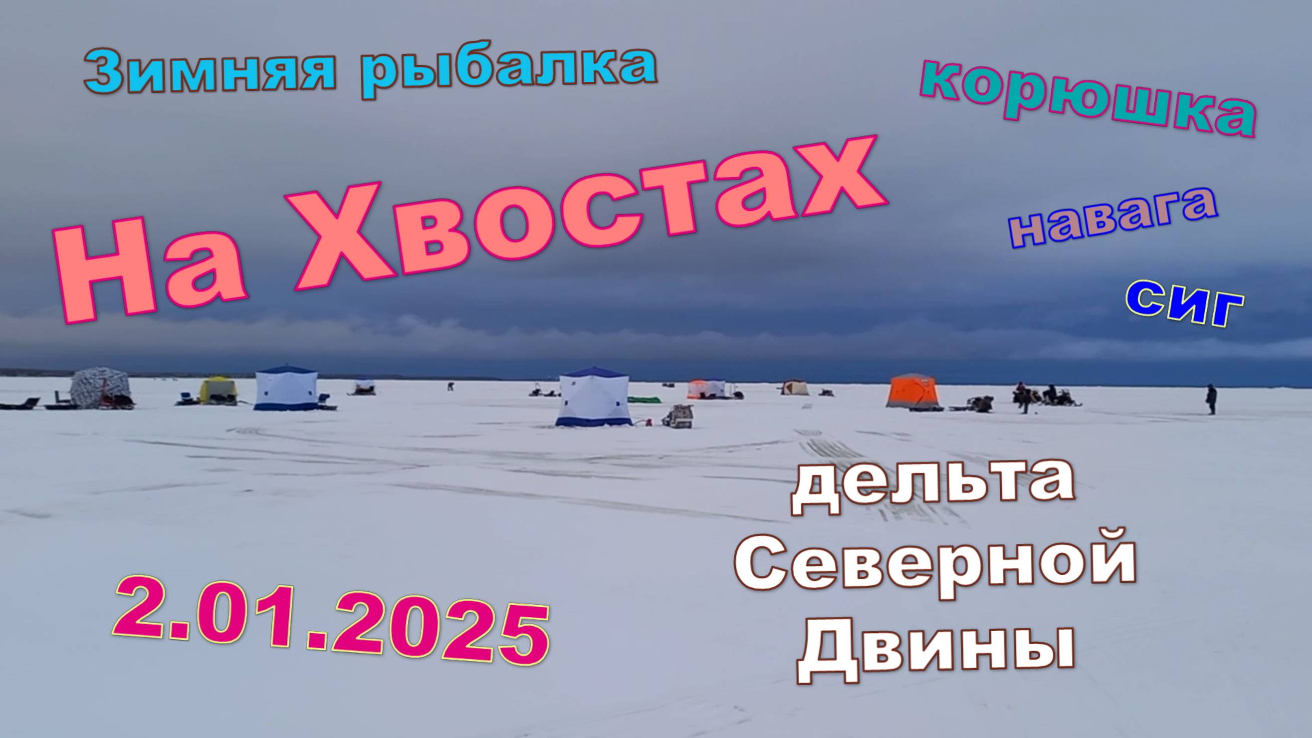Первая рыбалка в этом году. Хвосты 2.01.2025. И это тоже рыбалка!