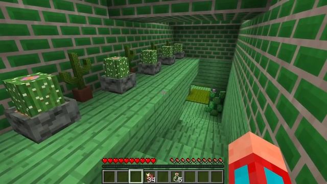 Я НАШЁЛ СЕКРЕТНЫЙ ДОМ В ПУСТЫНЕ ВНУТРИ КАКТУСА В МАЙНКРАФТ | Компот Minecraft