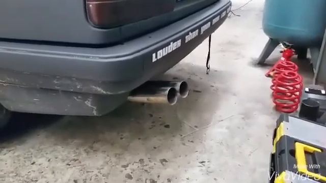 BMW E30 318IS custom exhaust sound